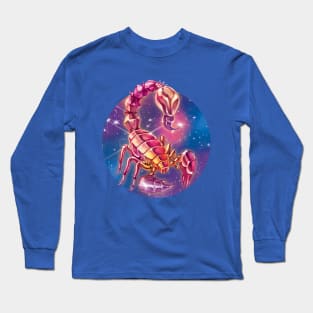 Rose Gold Scorpion Long Sleeve T-Shirt